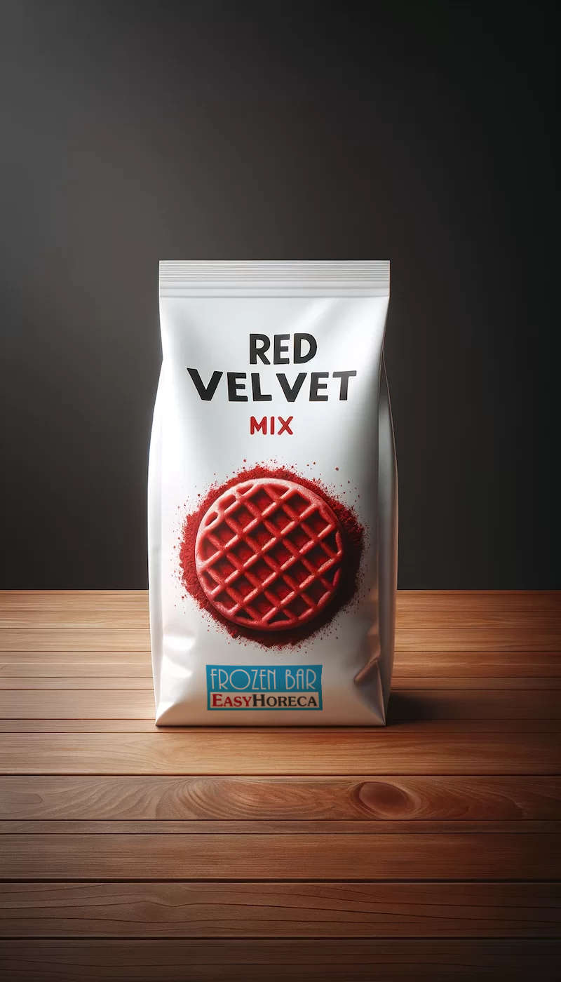 μειγμα red velvet για βαφλα, κρεπα και pancakes